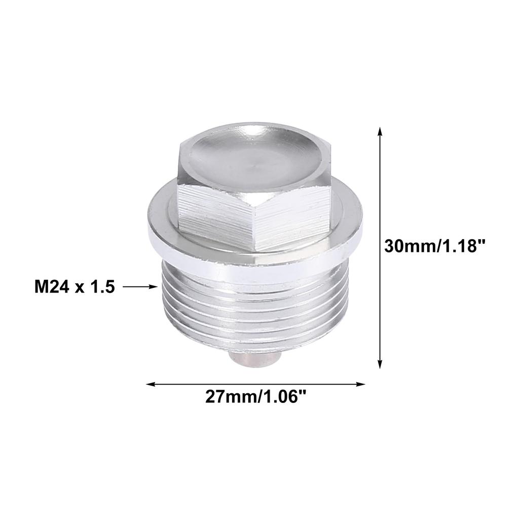 X AUTOHAUX Oil Drain Plug Oil Drain Bolt Magnetic Sump