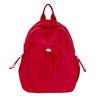 Schoolbag Solid Color Backpack Women's Travel Lightweight School Bag Women's College Students Japanese Simple Versatile Lightweight Mountaineering