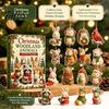 Christmas Advent Calendar 2024 Woodland Animal Calendar, 24-Day Countdown Set with Forest Festive Party Favors for Children Critter Ornaments,