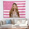 A-Addison R-Rae Pink Us Flag Tapestry, Pop Star Wall Hanging For Fan Room Bedroom Dorm Decor