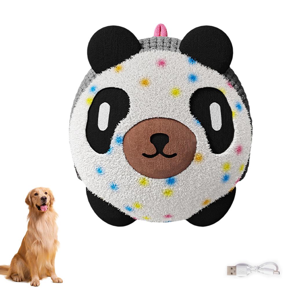 Interactive Dog Toys, 2026 New Active Moving Pet Plush Toy USB Charge Washable Disassemblable Plush Squeaky Dog Toy For Dogs