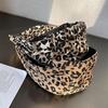 Retro Leopard Edgy Print Duckbill Cap Ventilation Summer Autumn Travel Hats
