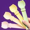 2PCS Cat Strip Squeeze Spoon Feeder, No-Mess Squeeze Feeding Tool Design, Safe Durable Convenient Clean Pet Feeding Supplies