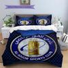 Al‑Khor Sports Club Pattern Bedding Quilt Set  Home Decoration  Gift (1 * duvet cover + 2 * pillowcase  without core)
