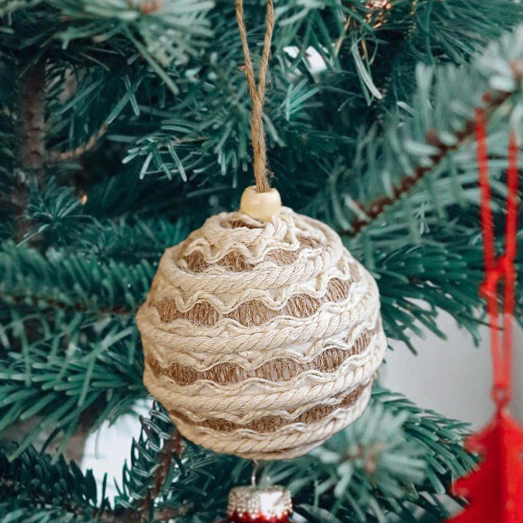 Christmas Ball Ornament Pendant Decor Boho Hanging Xmas for Home Birthday