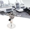 Marine Adjustable Seat Pedestal Manual 330‑480mm 360 Degree Swivel for RVs Yachts Boats
