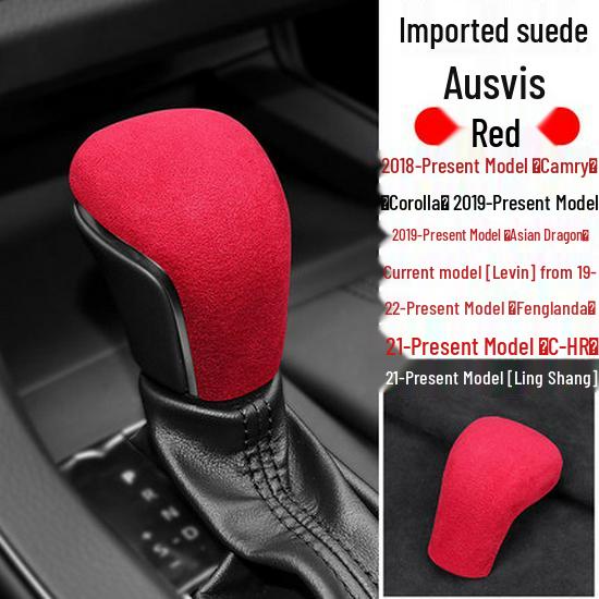 Toyota Avalon Camry Corolla Kryt hlavice řadicí páky ze semiše