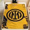 1pc Inter Milan Print Flannel Blanket, High quality Comfortable for All Seasons, Home Decor, Warmth and Comfort, Perfect for Christmas Gifts61