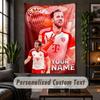Wall Tapestry Harry Kane Print Custom Name Text Wall Hanging Home Decor