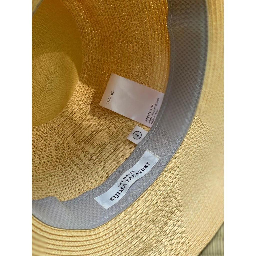 Used KIJIMA TAKAYUKI Centerfold Straw Hat