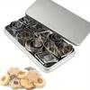 24/30pcs Stainless Steel Geometric Shapes Cookie Cutter Set Rust-proof Biscuit Mold  Pastry
