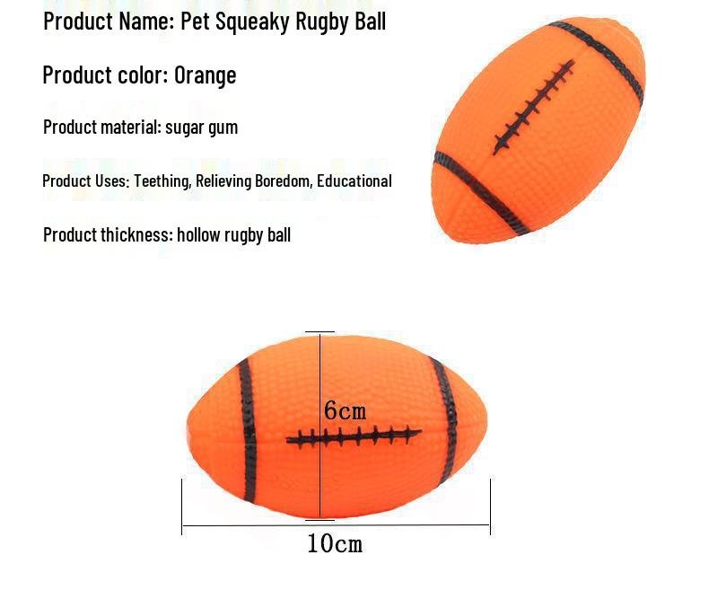 

Durable Chew Toy Ball for Border Collie, Golden Retriever & Corgi Upgraded - Set of 2 with Interactive Sound