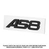 3D Aluminum For T01 AS3 AS4 AS5 AS6 AS7 AS8 AS3+ AS4+ AS5+ AS6+ AS7+ AS8+ Letters Emblem Car Rear Trunk Decoration Logo Sticker 01T