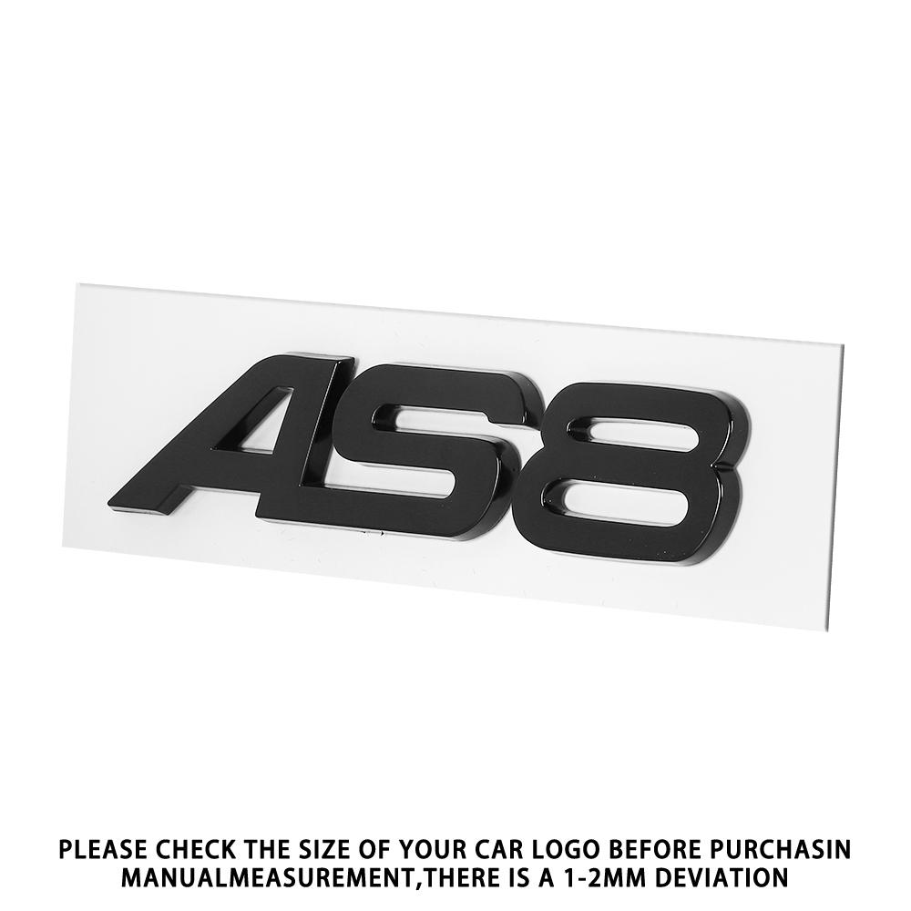 3D Aluminum For T01 AS3 AS4 AS5 AS6 AS7 AS8 AS3+ AS4+ AS5+ AS6+ AS7+ AS8+ Letters Emblem Car Rear Trunk Decoration Logo Sticker 01T