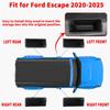 For Ford Escape/Kuga 2020-2026 ABS Car Door Side Storage Box Door Grab Handle Inserts Box Storage Organizer Tray Accessories