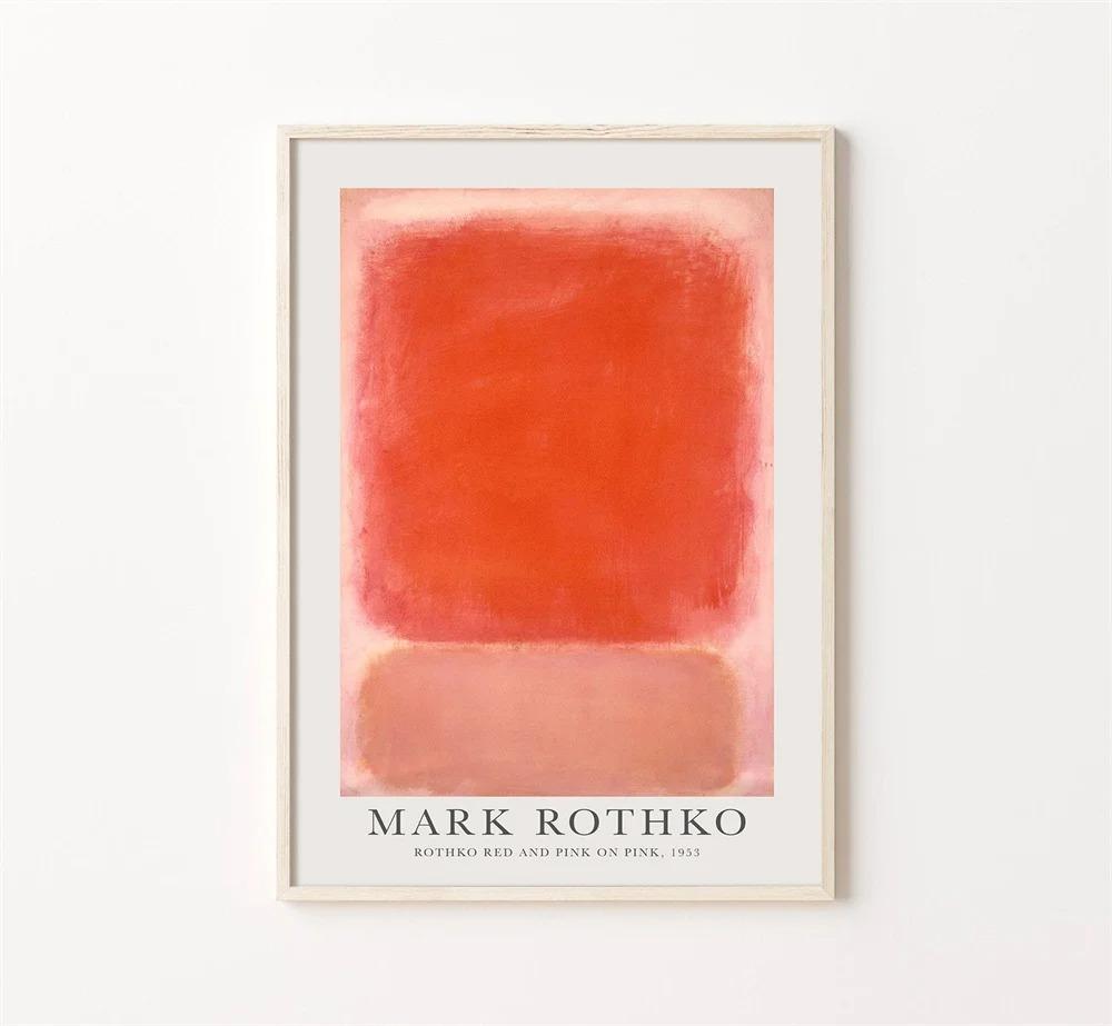 

Abstract Canvas Paintings Mark Rothko Print Graffiti Minimalism Art Posters and Prints Wall Art Pictures for Living Room Cuadros 21cm×30cm NoFrame