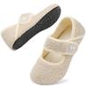 Scurtain Women's Rehabilitation Shoes, Elderly Care Shoes, Medical Sandals, Indoor Shoes, Velcro Closure, Wide Fit, Recommended by Physical Therapists