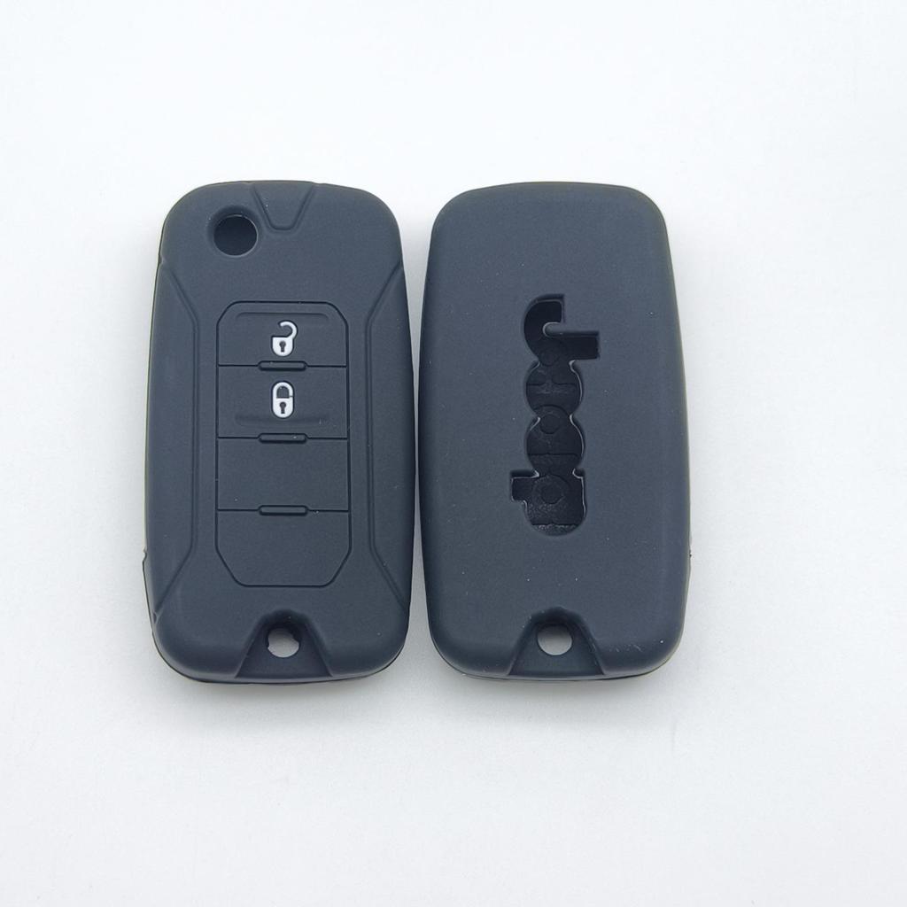 Silicone Key Case for 2-Button Jeep Compass/Cherokee/Grand Commander Remote