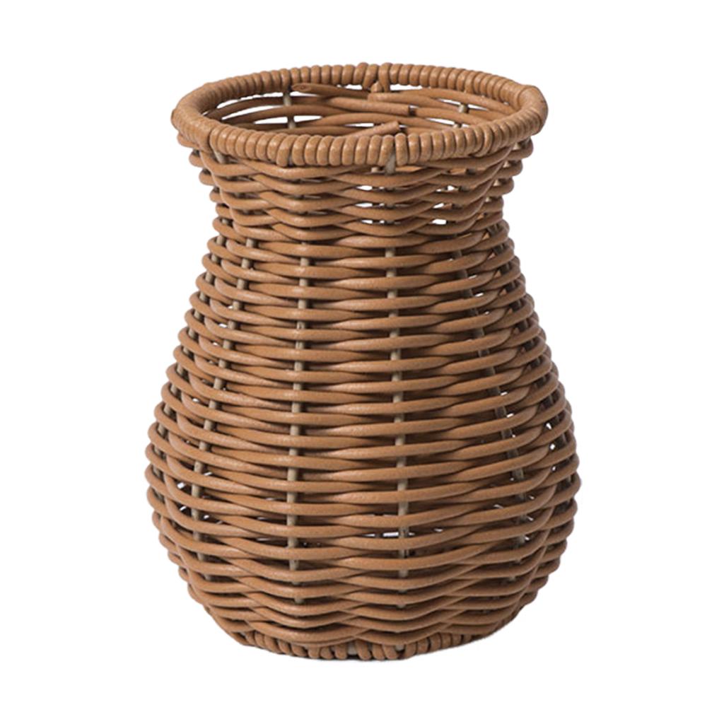 Handwoven Holder Natural Looking Decorative Vase for Living Room & Wedding Arrangements