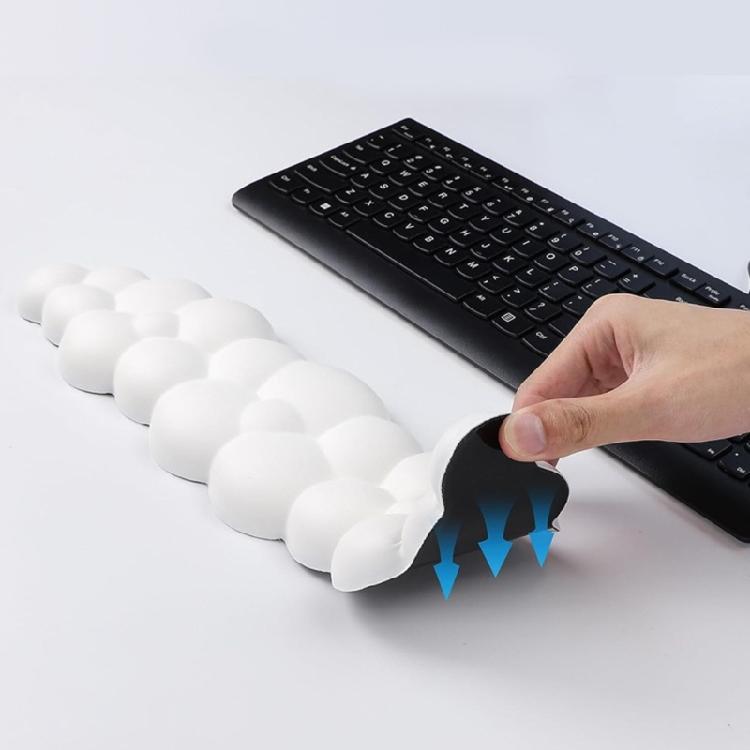 Ergonomische Handgelenkstützen Büro-Handgelenkpolster Kunststoffstruktur Gaming-Tastaturpad für Tastatur Maus Büro und Gaming