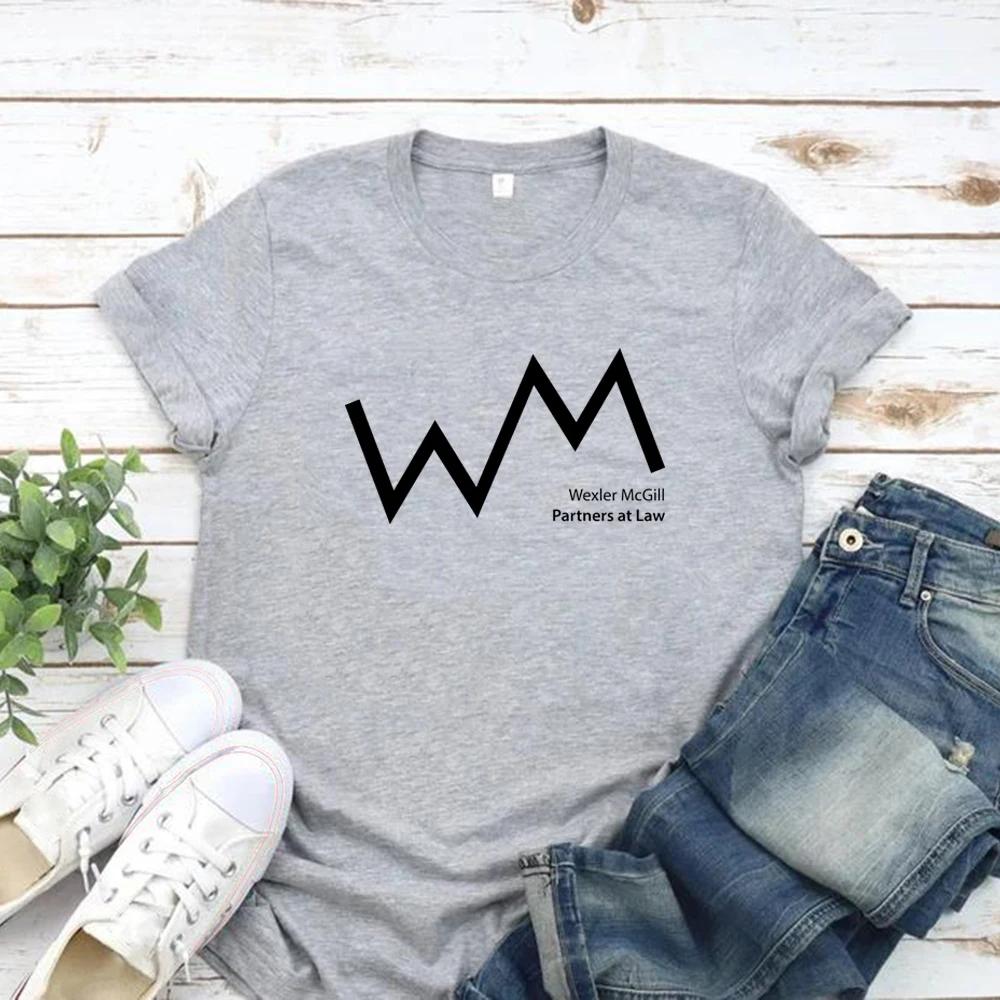 Wexler McGill T-Shirt Kim und Jimmy Partner in Crime Anwaltskanzlei T-Shirt Better Call Saul Shirt Geschenk für Saul-Fans Damen T-Shirts Top