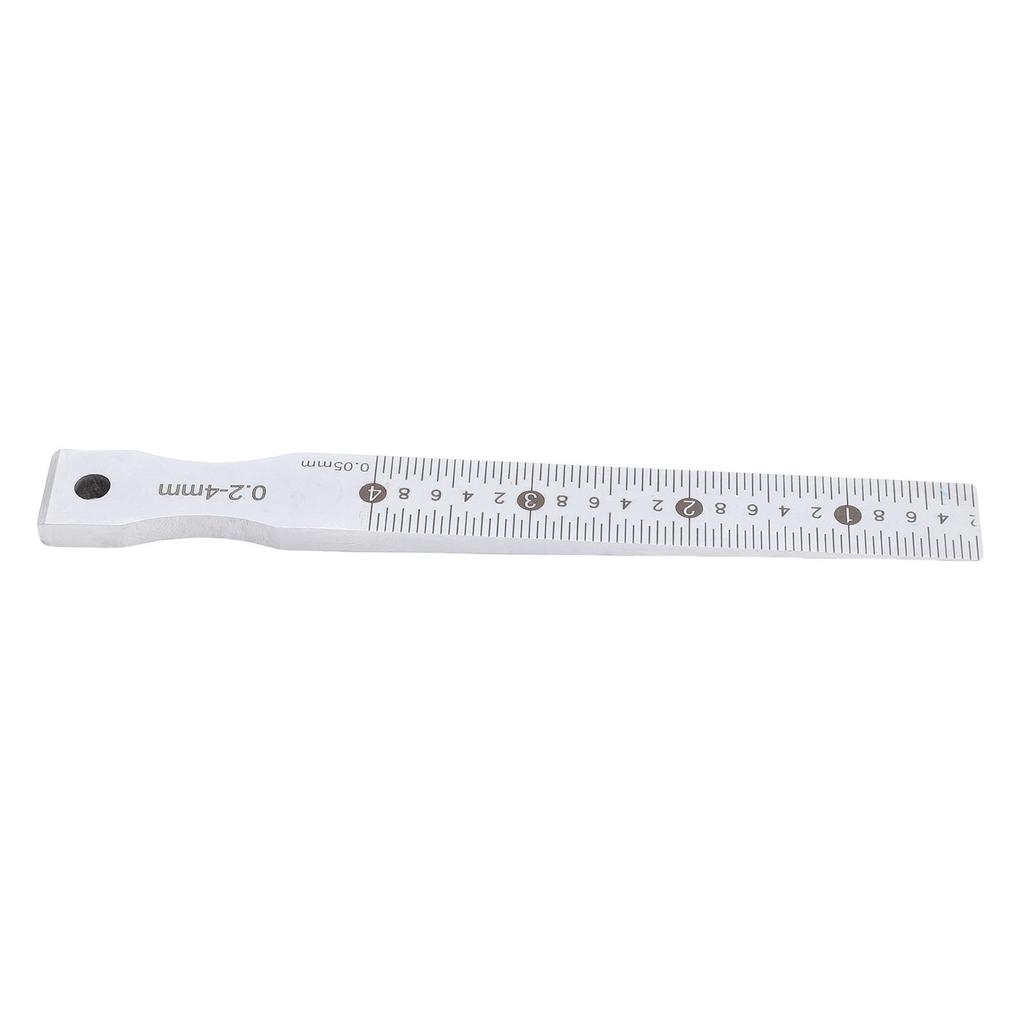 Edelstahl Spaltlehre 0,2 4mm Bereich 0,05mm Genauigkeit Multifunktionale Konuslehre für Bau Bahnen