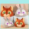 Peluche Judy et Nick de Zootopia, coussin doux et exquis, cadeau idéal pour les filles