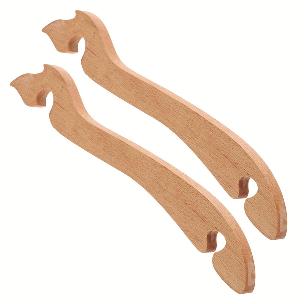 Oven Pulls Stick Toaster Rack Pullers Wooden S Curved Design Heat Resistant Anti-Scald Open-Mouth Design Baking Helper Stick