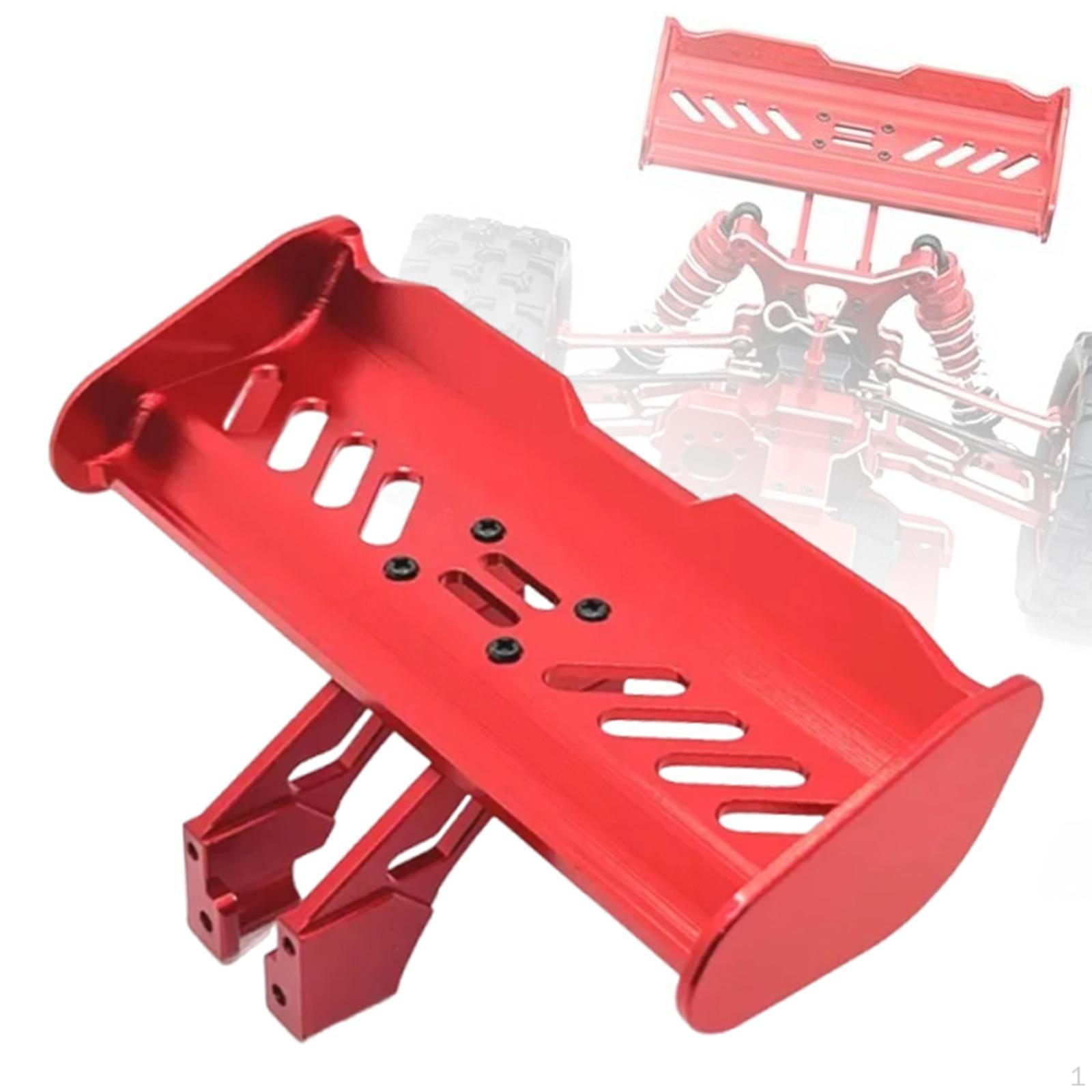

RC Tail Wing 1/14 1/12 Rear Spoiler Easy Installation Modification Bracket Aluminum фіолетовий