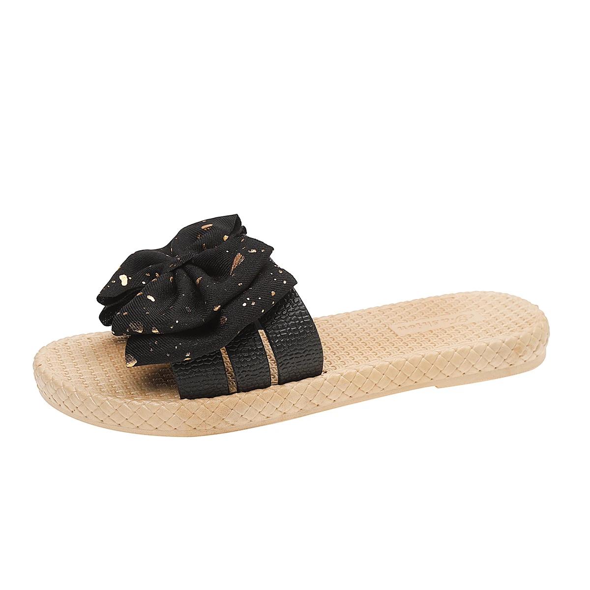 

Легкие женские туфли с открытым носком, женские тапочки, повседневные тапочки, женские блестящие бабочки с круглым носком, плоские сандалии 41