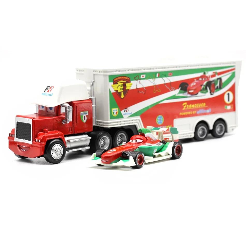 New  Pixar Cars And Truck Set Lightning Mcqueen Uncle Mike Model Trucks Racing Car New Year Christmas Gift For Boys
