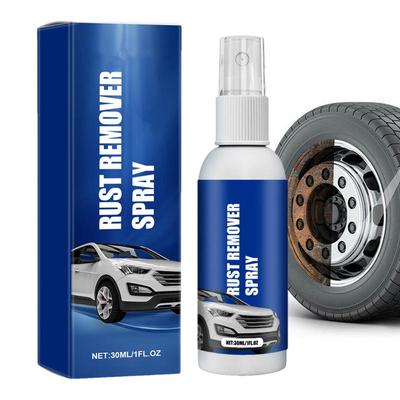Metal Car Rust Reformer Liquid 30ml Car Rust Removal Spray Vehicle Rut Inhibitor For Metal Detailing Car Products