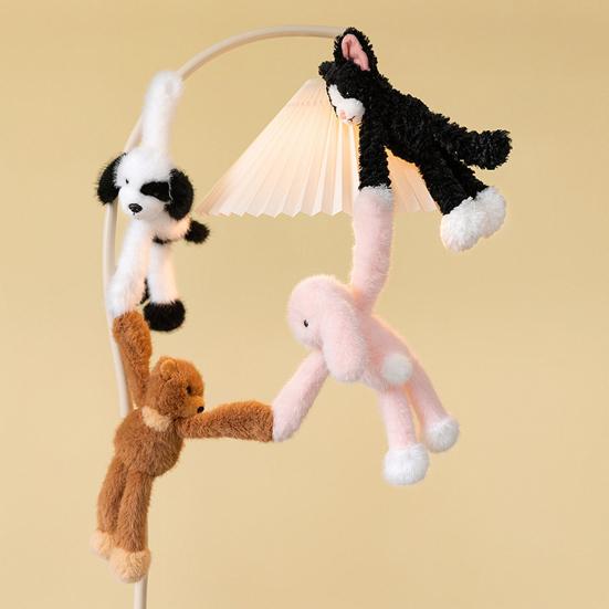 Magnetic Doll Animal Dog Rabbit Cat Shape Car Doll Interactive Gameplay Healing Decoration Small Doll Refrigerator Toy