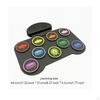 Children's Drum Pad Silicone Portable Electronic Set for Kids Colorful