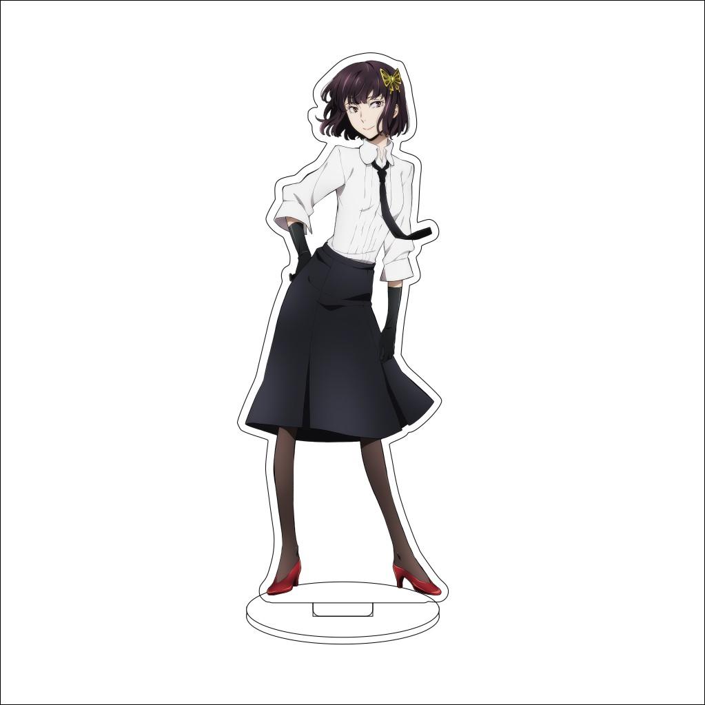 16CM Anime Cosplay Acrylic Stand Ornaments Edogawa Rampo Kunikida Doppo Dazai Osamu Figure Stand Halloween Christmas Gifts