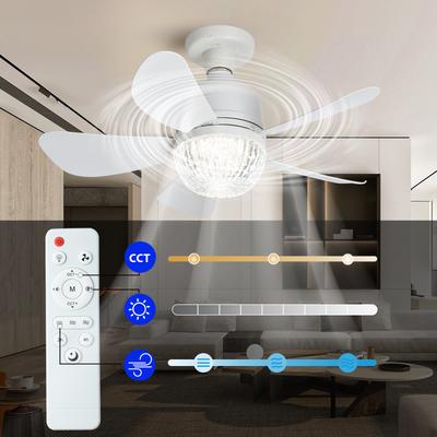 1 db lámpa beltéri csatlakoztatható mennyezeti ventilátor lámpafoglalat, ventilátor izzó távirányítóval, mennyezeti ventilátor, Kis mennyezeti ventilátorok 3 sebességgel, E27 foglalat