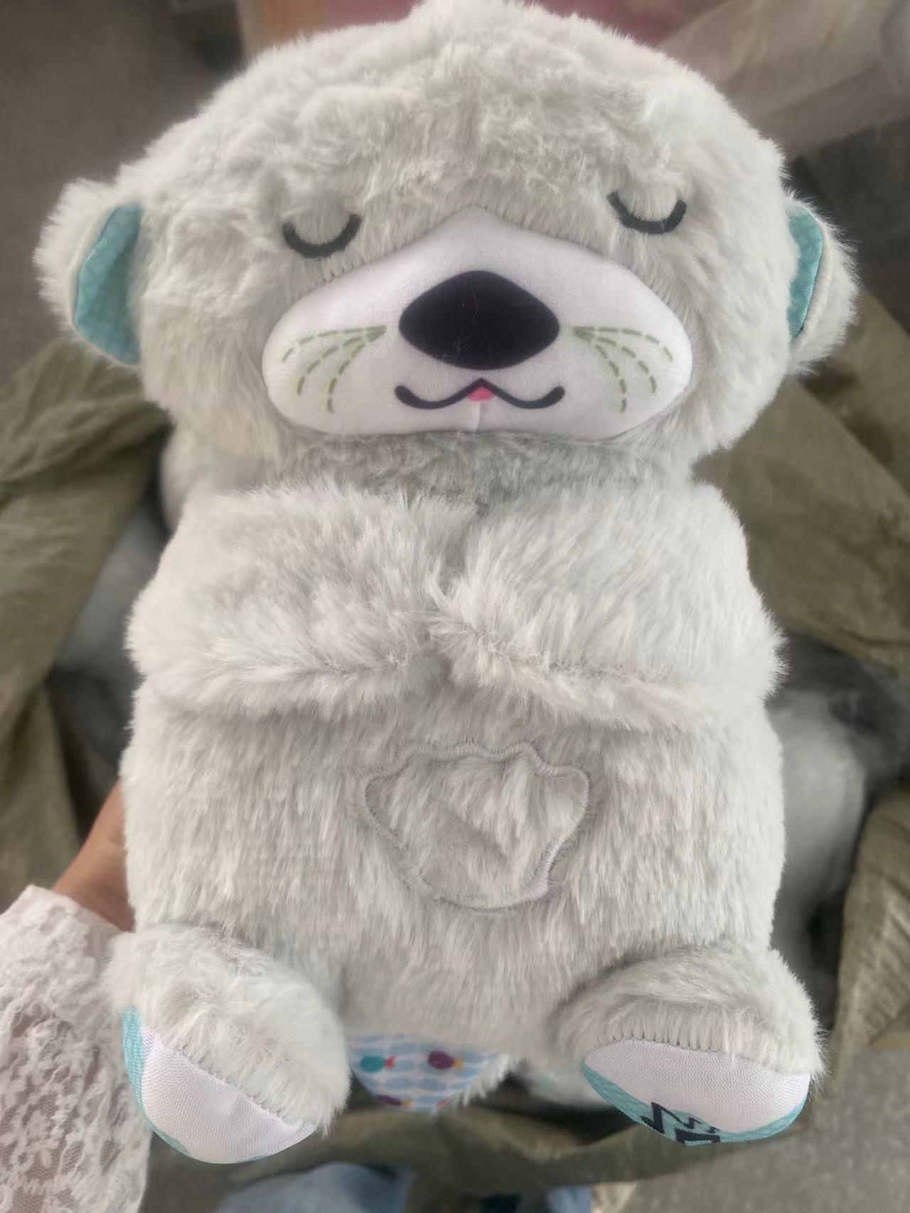 

Breathing Sea Otter Plush Toy: Soothing Musical Companion for Babies and Children 27-30 cm