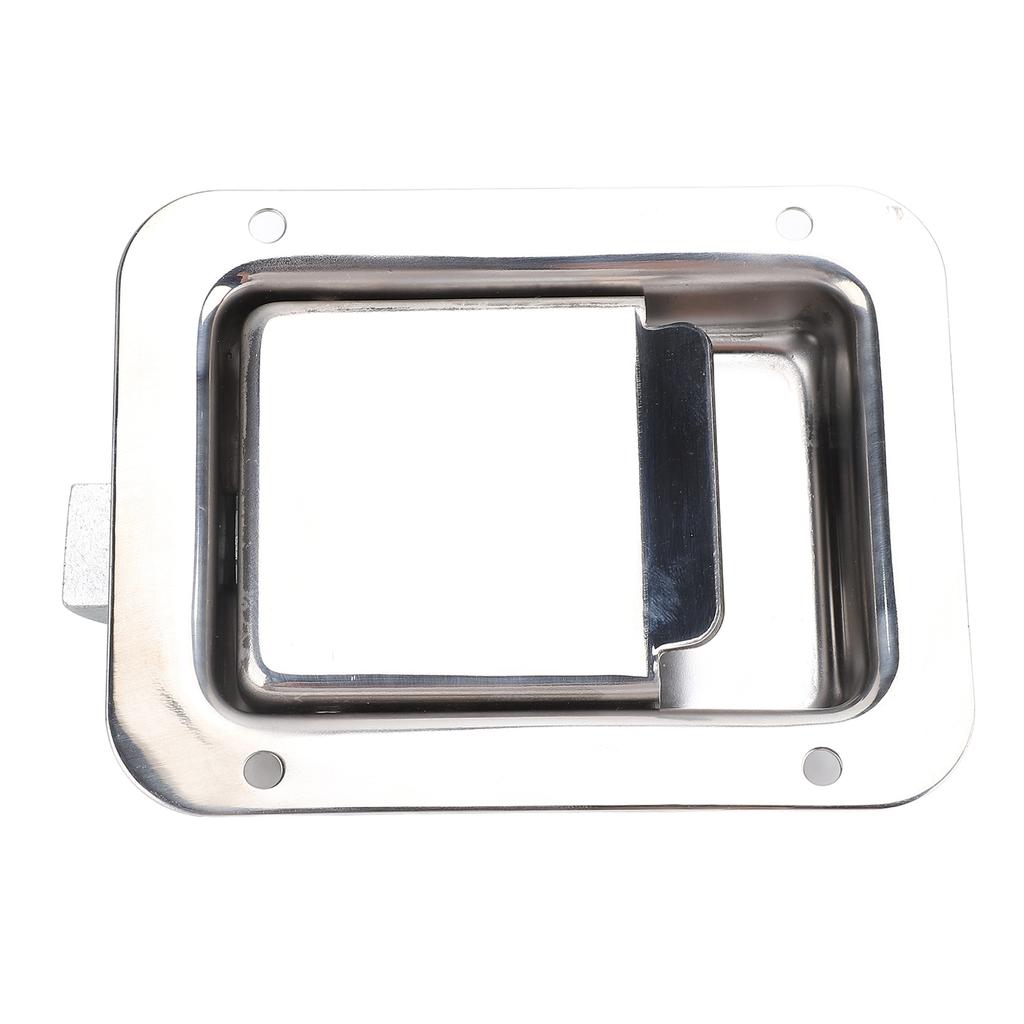 Truck Tool Box Latch Paddle Lock Stainless Steel 4.72x3.66in Trailer Door Latch Lock for Caravan RV