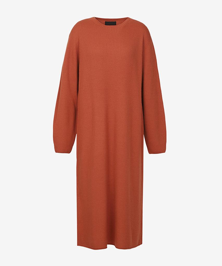Sekeonseukin Wool Rib Long Dress