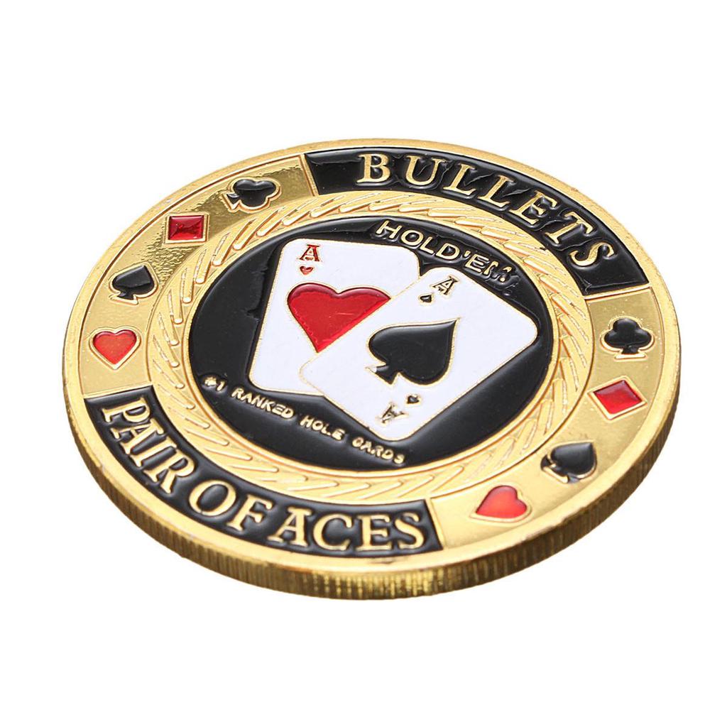Metal TEXAS Gold Money Poker Guard Card Protector Coin Chip Gold Plated w/ Metal TEXAS Gold Money Poker Guard Card Protector Coin Chip Gold Plated w/