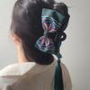 Korean Traditional Dancheong Ribbon Hair Clip -Detachable Chrysanthemum Knot Norigae