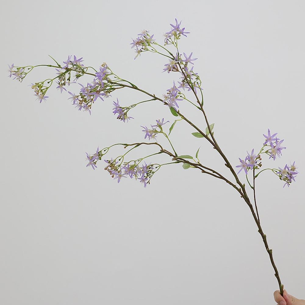 

Real Touch Silk Simulation Jasmine 120cm Fake Flower Office Desktop Decoration светло-фиолетовый