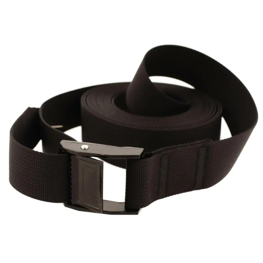 Fastening Belt 25mm X 150cm Self-Locking Buckle Black 250kg POLYAMIDE Strap