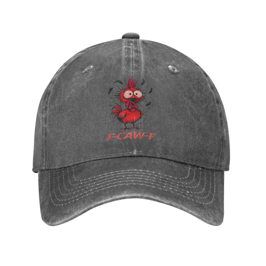 Baseball Cap F Caw F Rooster Funny Bird Fcawf Summer Casual Trucker Hat Men Adult Design Running Hippie Adjustable Baseball Caps