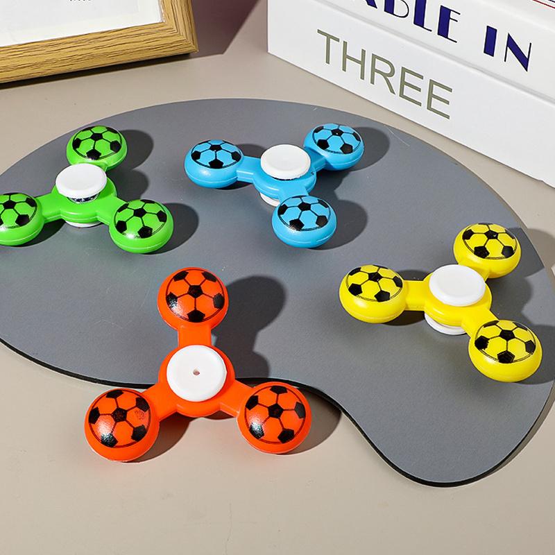 10Pcs Soccer Ball Shape Fidget Spinners Cute Toys.Classroom Prizes Birthday Event Party Christmas Halloween Day Gifts,Novel Toys