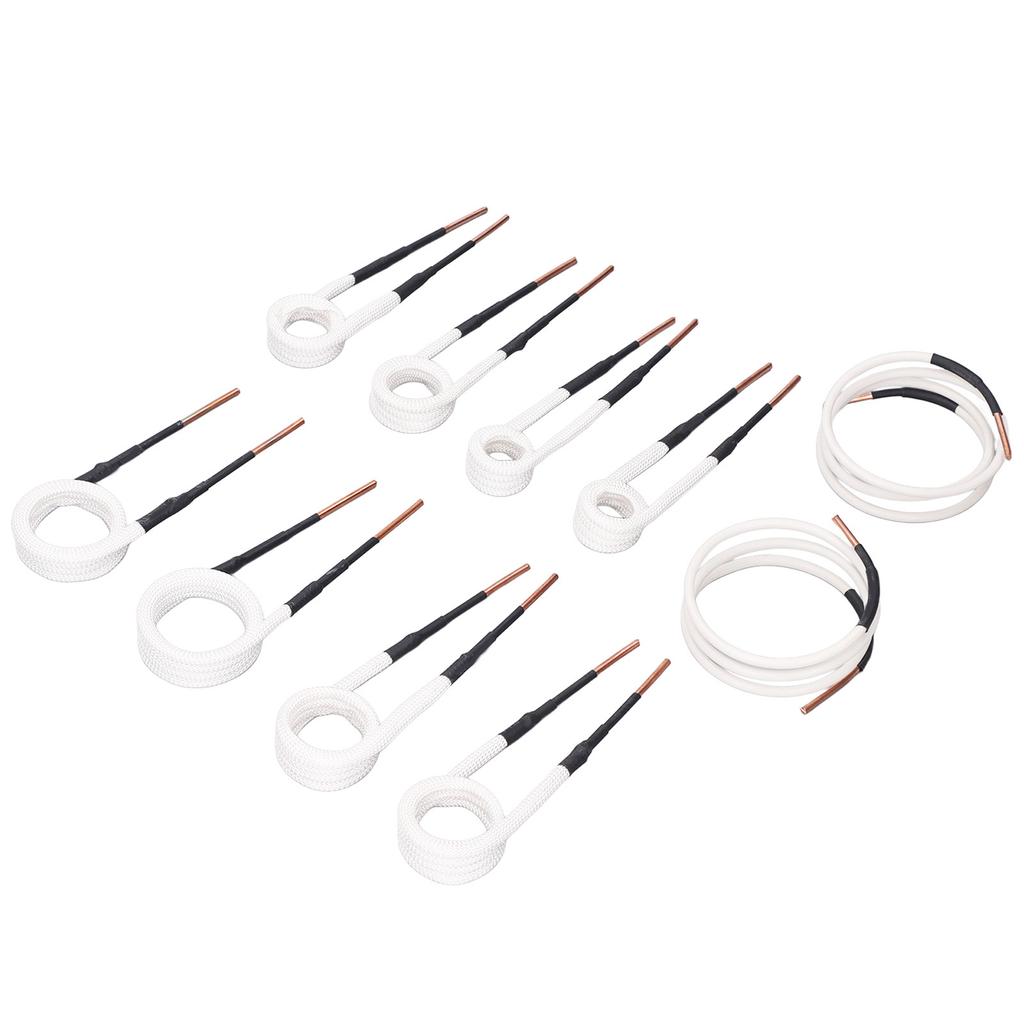 10Pcs Induction Heater Coil Kit Bolt Remover Tool Brass Core Wire High Frequency Accessories Ignition Parts 3.0mm
