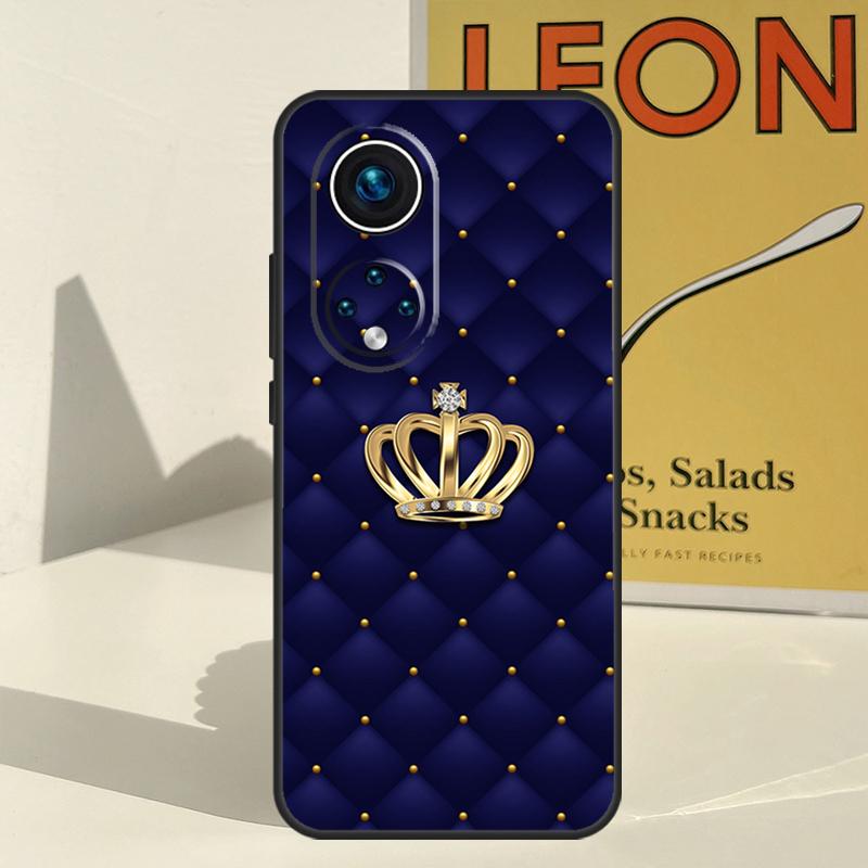 Quilted Texture Sofa Pattern Crown Case For Honor 200 Pro X9b X9a X8b X8a X8 X9 X9c 50 70 90 Lite Honor Magic 7 5 6 Pro Funda