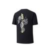 Anta Champion Breathable Short Sleeve Knitted Shirt Men T-shirts Basic-Black 152620152-2
