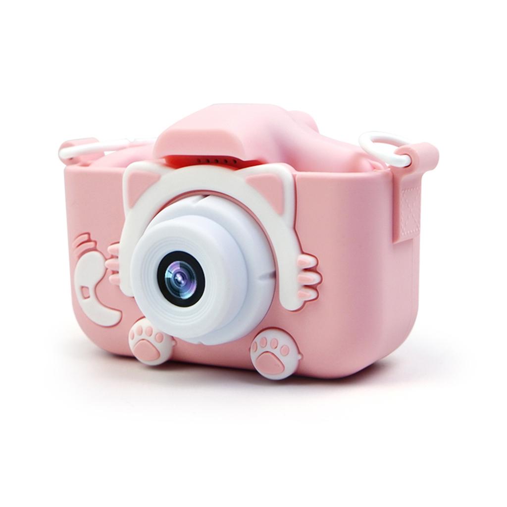 Portable Children Digital Camera 20MP 1080P HD Video Camera Camcorder Cute Rechargeable Selfie Camera with 1.9 Inch