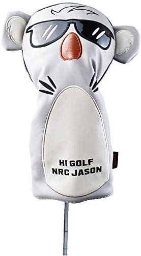 Koala Golf Headcover Set (4-Piece Set) for Driver, DR, 440cc, 460cc, Wood, Fairway Wood, Utility, and UT Clubs